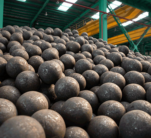 Bolas de acero resistentes al desgaste laminadas en caliente y forjadas